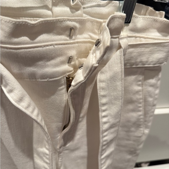 Express White High-Waisted Pants - Picture 4 of 5